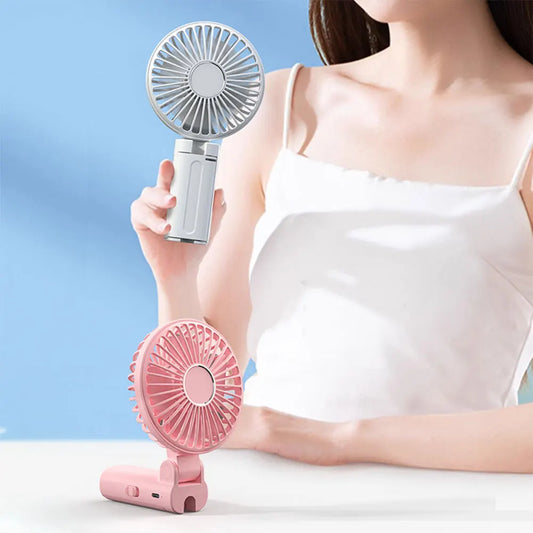 Umbrellas Handheld Foldable USB Rechargeable Desk Fan | 1200mAh