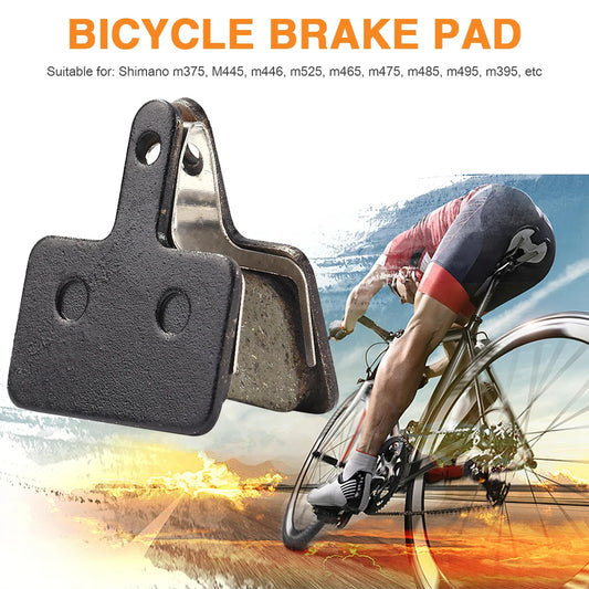 1Pairs Resin Semi-Metallic Bicycle Brake Pads
