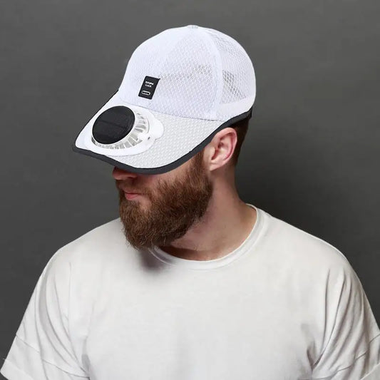 Summer Solar Charging Fan Hat For Men And Women