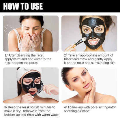 Bamboo Charcoal Blackheads Remover Mask