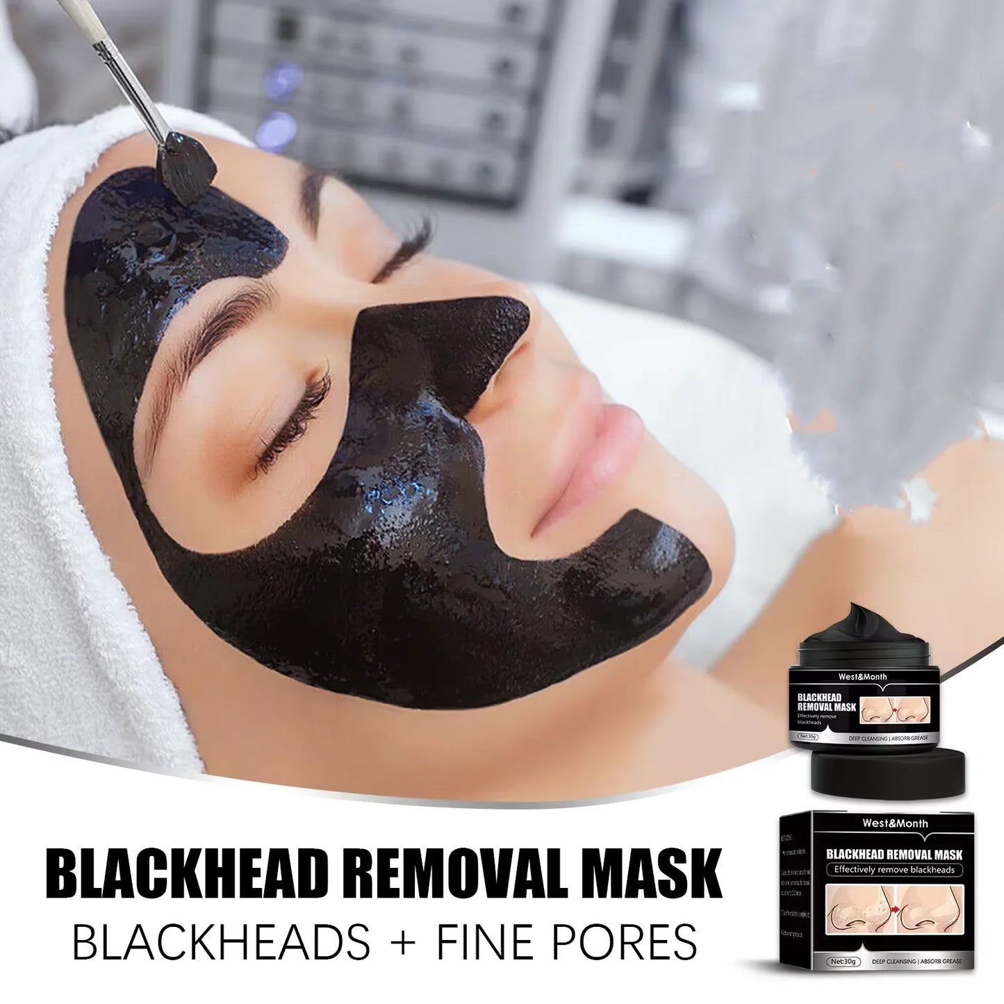 Bamboo Charcoal Blackheads Remover Mask