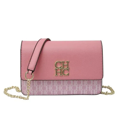 CH Pure Color Design Classic Ladies Crossbody Shoulder Bag