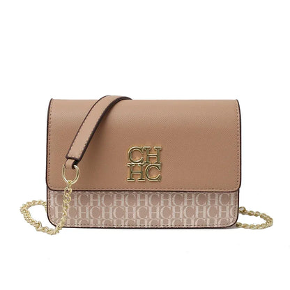 CH Pure Color Design Classic Ladies Crossbody Shoulder Bag