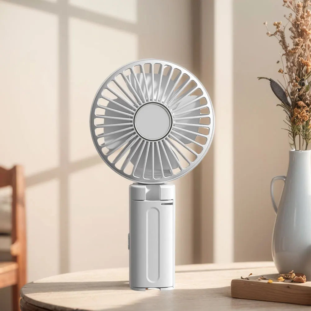 Umbrellas Handheld Foldable USB Rechargeable Desk Fan | 1200mAh
