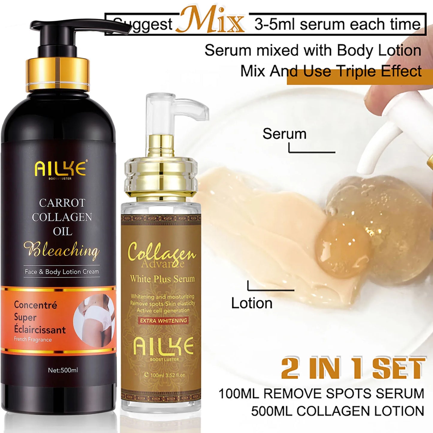 AILKE Skin Whitening Face Serum