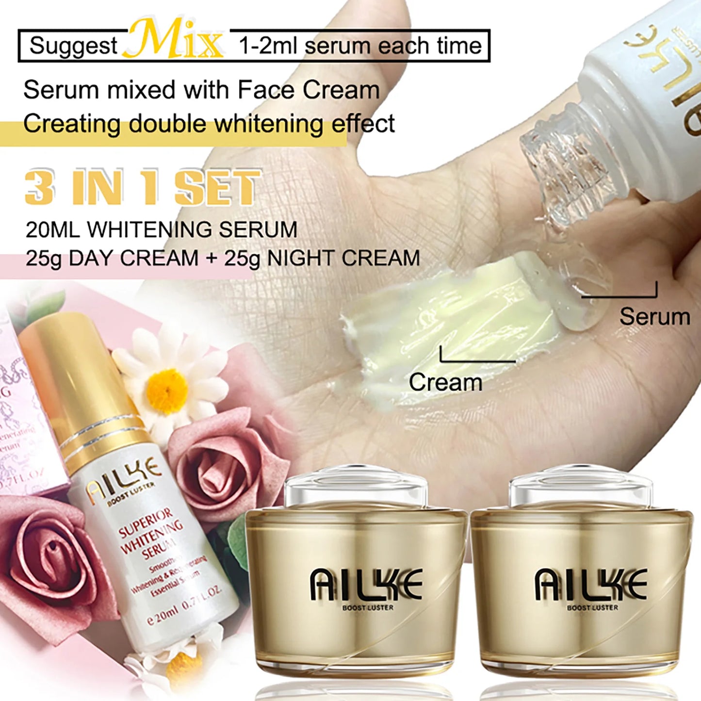 Whitening and Moisturizing Facial Cream
