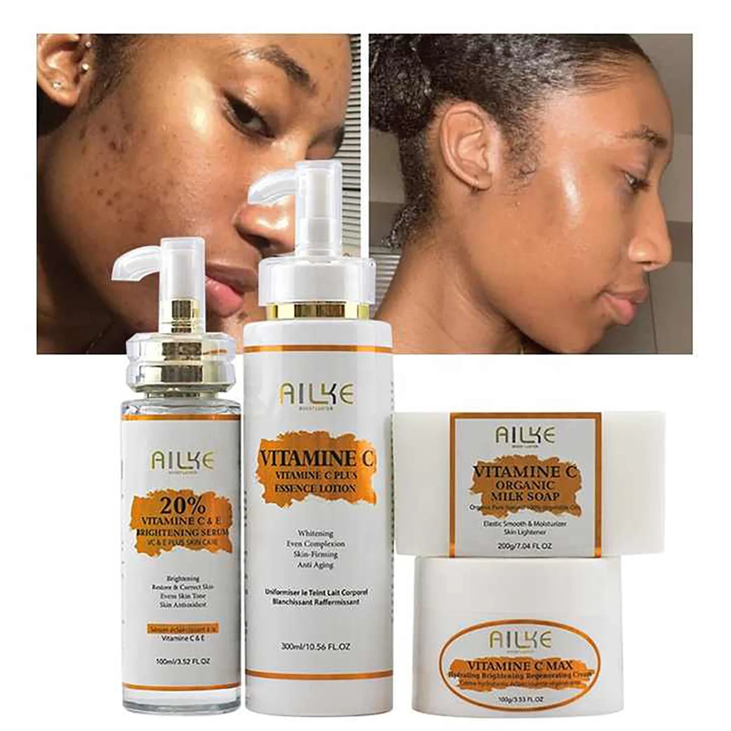 AILKE Lightening Body Cream with Vitamin-C