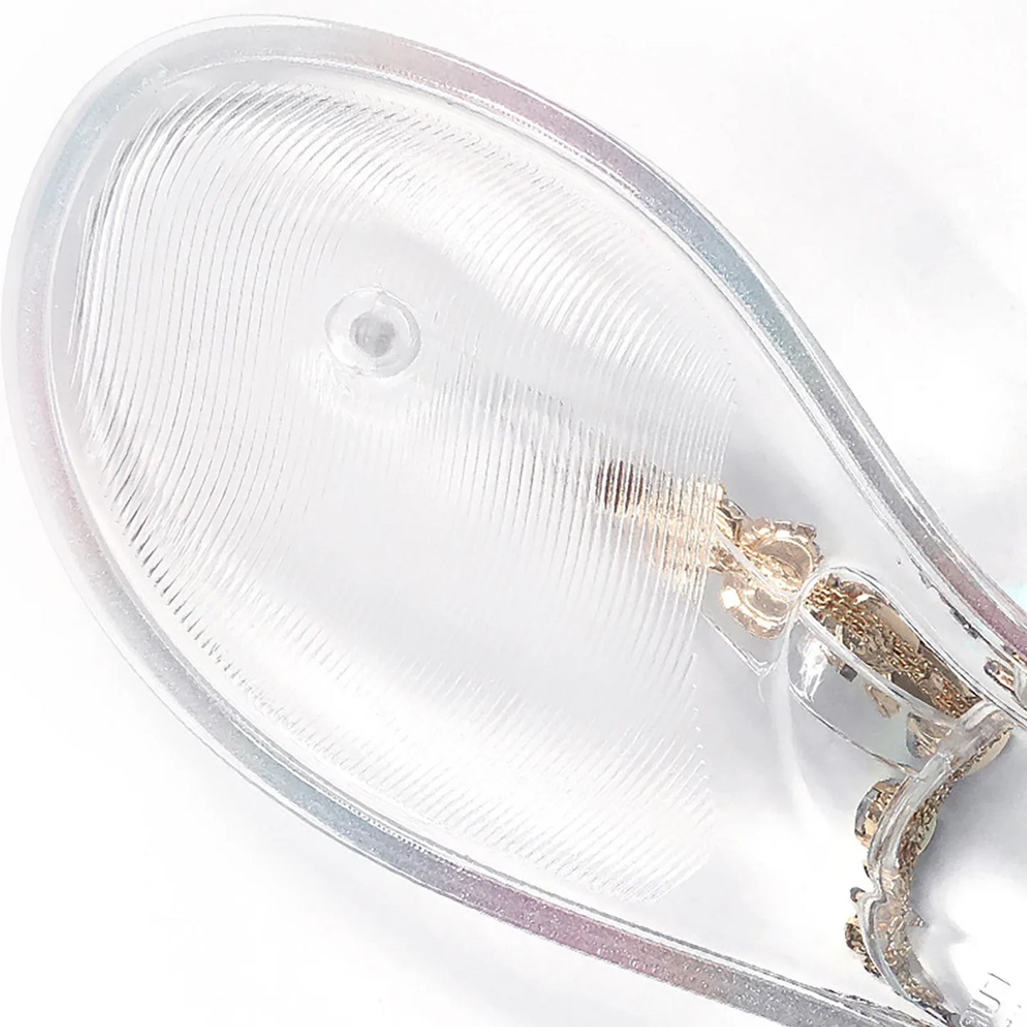 Ladies Summer Rhinestone Crystal Transparent Sandals