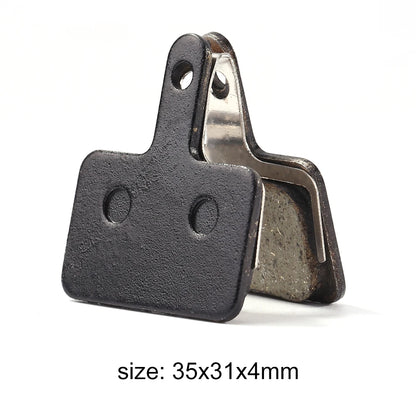 1Pairs Resin Semi-Metallic Bicycle Brake Pads