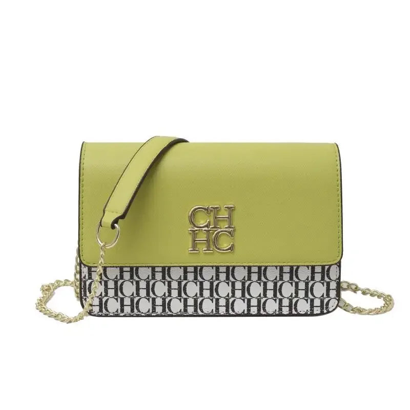 CH Pure Color Design Classic Ladies Crossbody Shoulder Bag