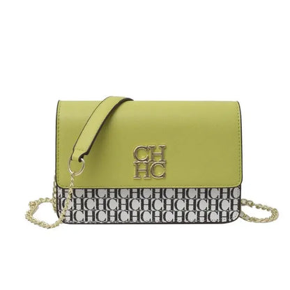 CH Pure Color Design Classic Ladies Crossbody Shoulder Bag