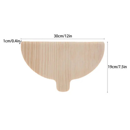 2-pcs Wooden Portable Pizza Pan