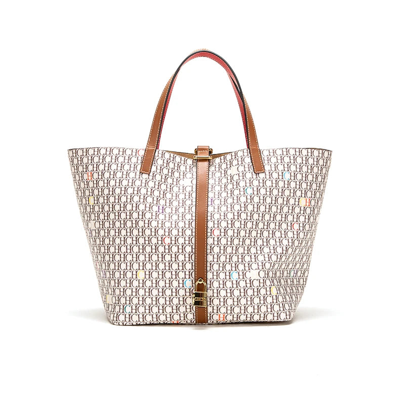 Large Capacity Exquisite Workmanship Letters Printing Ladies Multifunctional Handbag