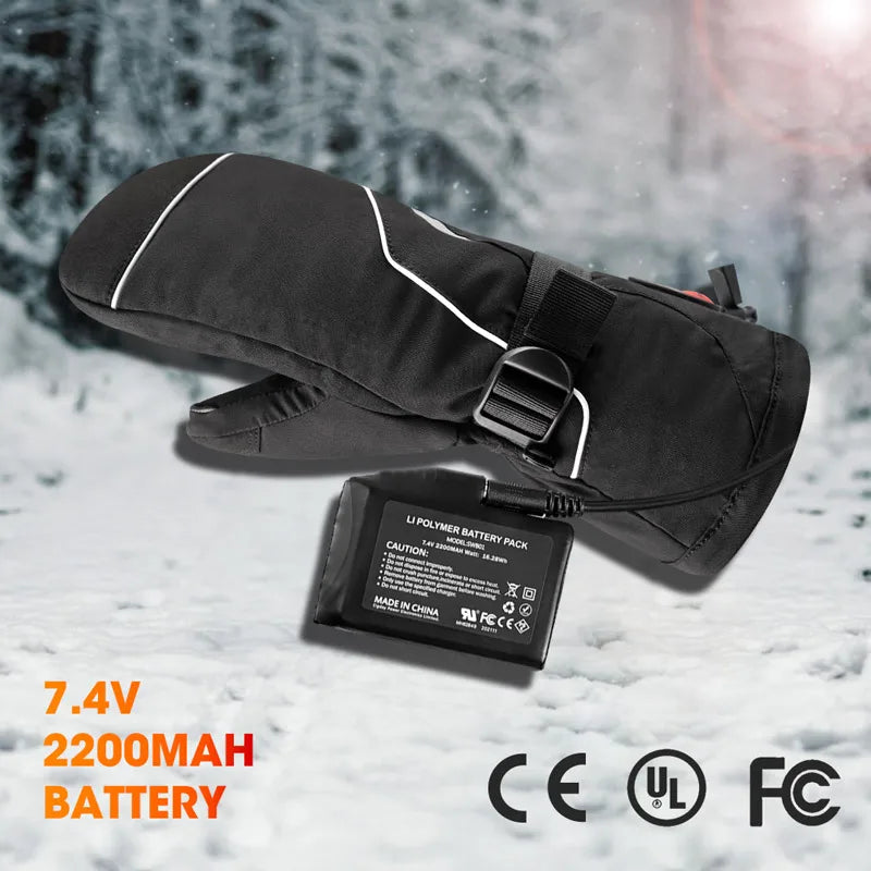 Rechargeable  Snow Deer Electric Heating Glove for Men & Women