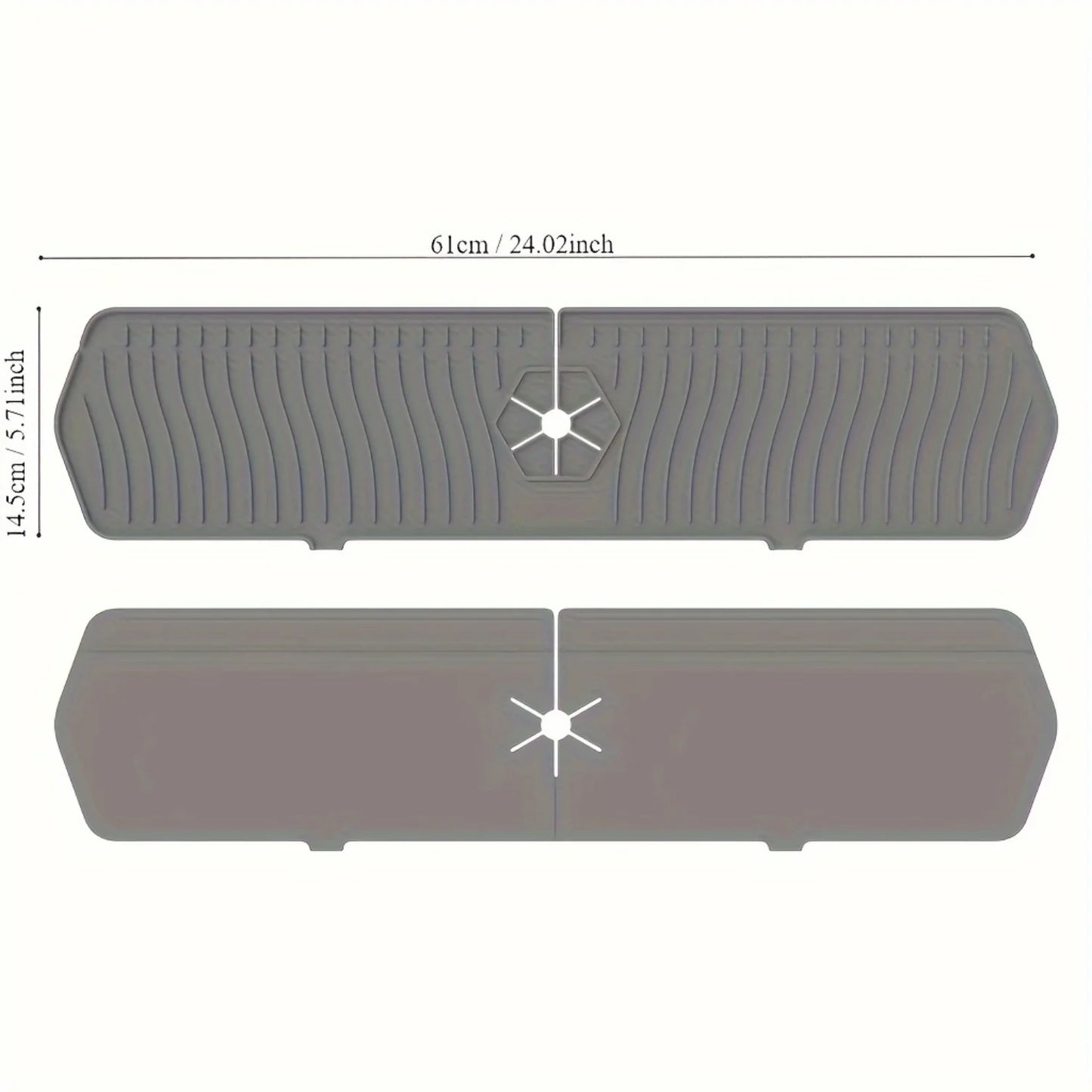 1pc Burfocus Silicone Faucet Mat