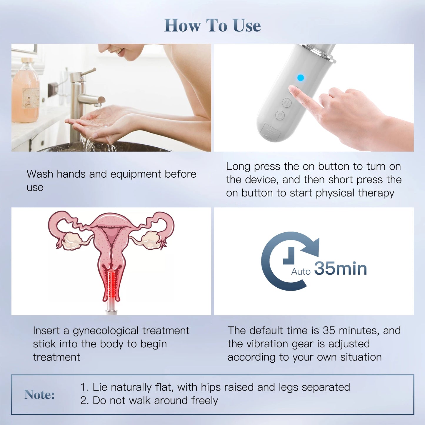 Red Light Therapy Device for Vaginitis Female