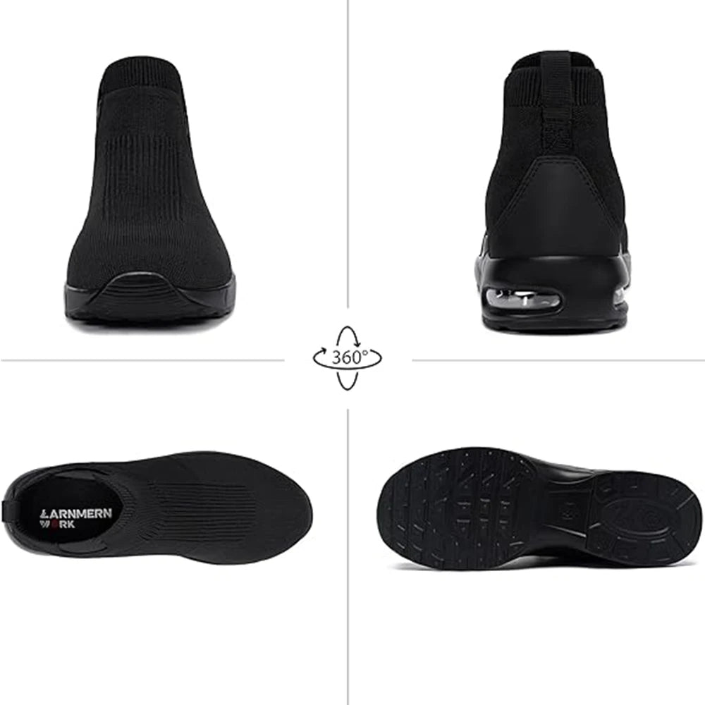 LARNMERN Steel Toe Shoes for Men & Women