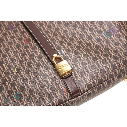 Large Capacity Exquisite Workmanship Letters Printing Ladies Multifunctional Handbag