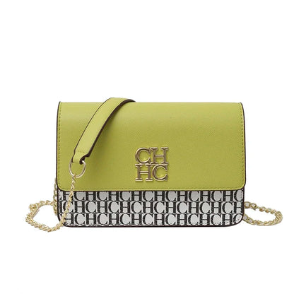 CH Pure Color Design Classic Ladies Crossbody Shoulder Bag
