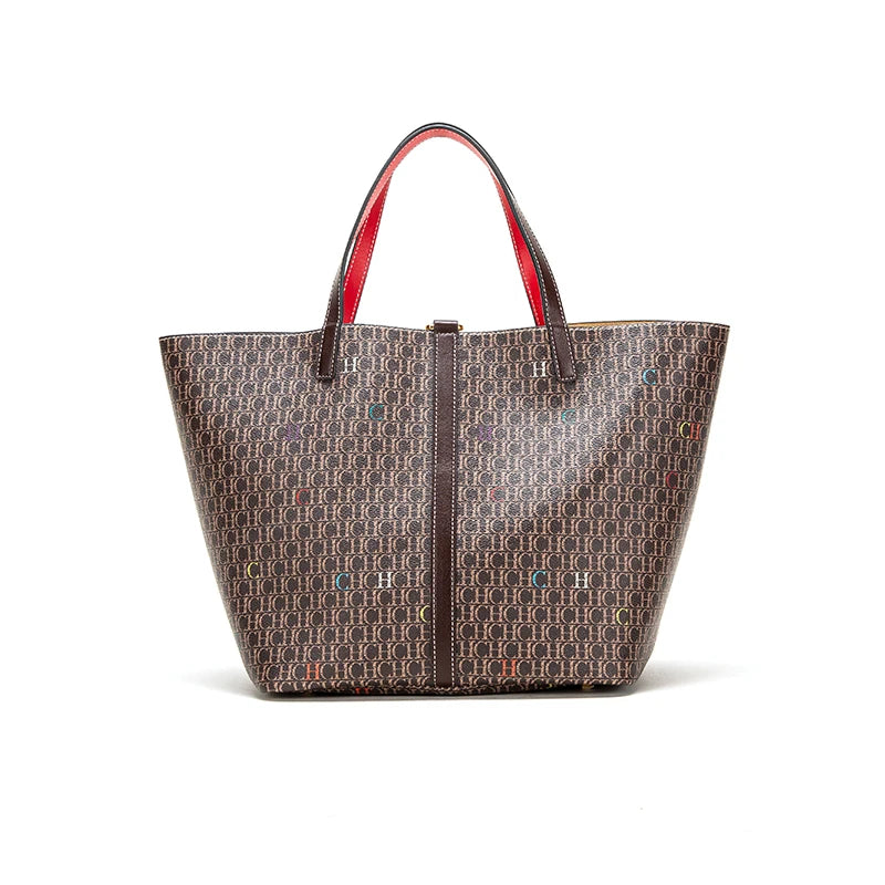 Large Capacity Exquisite Workmanship Letters Printing Ladies Multifunctional Handbag