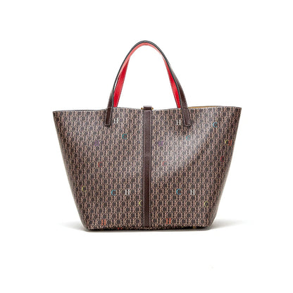 Large Capacity Exquisite Workmanship Letters Printing Ladies Multifunctional Handbag